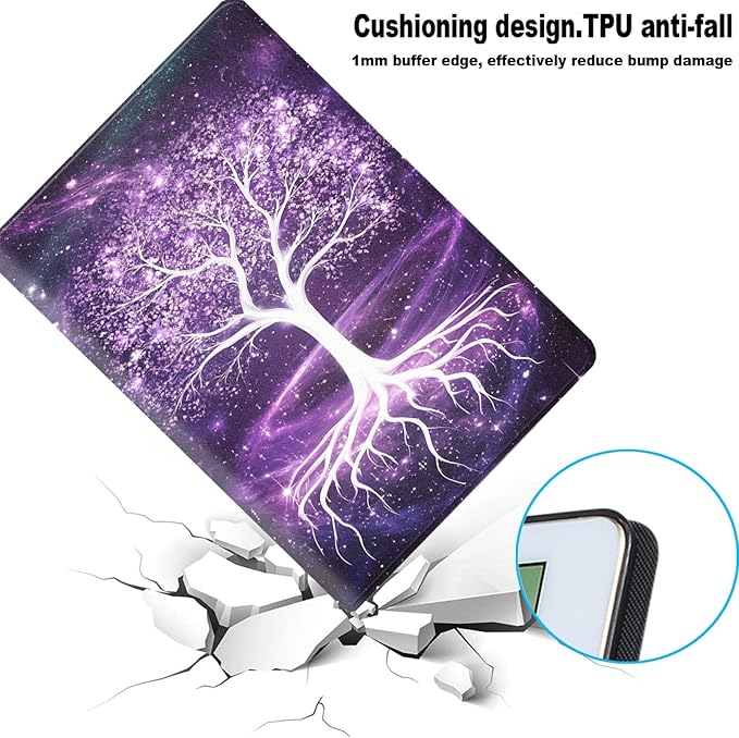 Case for iPad Air (3rd Gen) 10.5 2019 / iPad Pro 10.5 2017 Protective Tablet Cover with Adjustable Stand and Magnetic Auto Wake/SleepLife Tree