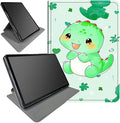Case for Samsung Galaxy Tab S10 Ultra (2024 Release) / S9 Ultra (2023 Release) 14.6 Cute Green Dinosaur Theme 360 Degree Rotating Stand Smart Protective Cover for Samsung S10 Ultra Tablet