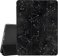 JOYLAND for iPad Air 11 Inch (M3 2025/M2 2024)iPad Air 5th/4th Generation (2022/2020) 10.9 Inch with Pencil Holder-Auto Wake/SleepStars Cover Anti-Scratch Shockproof Premium Folio Stand CaseBlack