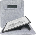 ACdream Sleeve Compatible with Kindle Scribe/Scribe Colorsoft 11 2025 Release with Stand Protective Pouch Bag Case Cover Dual Pockets and Pen Holder Scratch-Resistant Soft Fluffy Lining Black