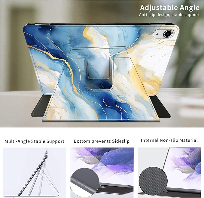 Blue Gold Marble