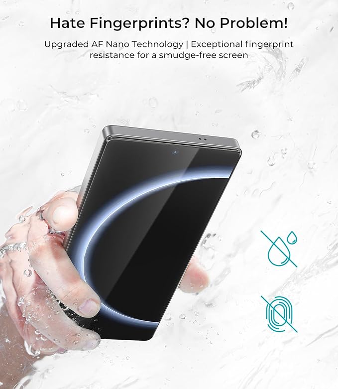 BENKS GlassWarrior HD Screen Protector for Samsung Galaxy S25 Ultra 9H+ Shatterproof [Military-Grade Protection] Superior Scratch Resistance Ultra HD Tempered Glass Screen Protector