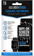 BREAK FREE Liquid Glass Screen Protector With $350 Coverage | Wipe On Shatter and Scratch Resistant Nano Protection for All Phones Tablets and Smart Watches - Universal Fits All