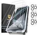 UNBREAKcable iPhone 16 Pro Max Screen Protector 3-Pack 3 Tempered Glass + 3 Camera Lens Protectors 9H Hardness HD Clarity Anti-Fingerprint Case Friendly 6.9 Inch
