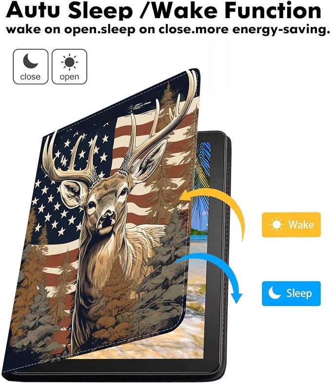 American Flag Jungle Camo Deer