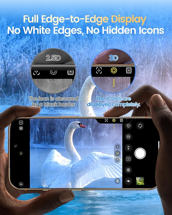 for iPhone 17 Pro Max Privacy Screen Protector 25° Anti-Spy 3D Curved Tempered Glass Full Coverage 12FT Military Drop Protection 9H Hardness 3s Bubble-Free Fingerprint &amp Case Friendly 2-Pack