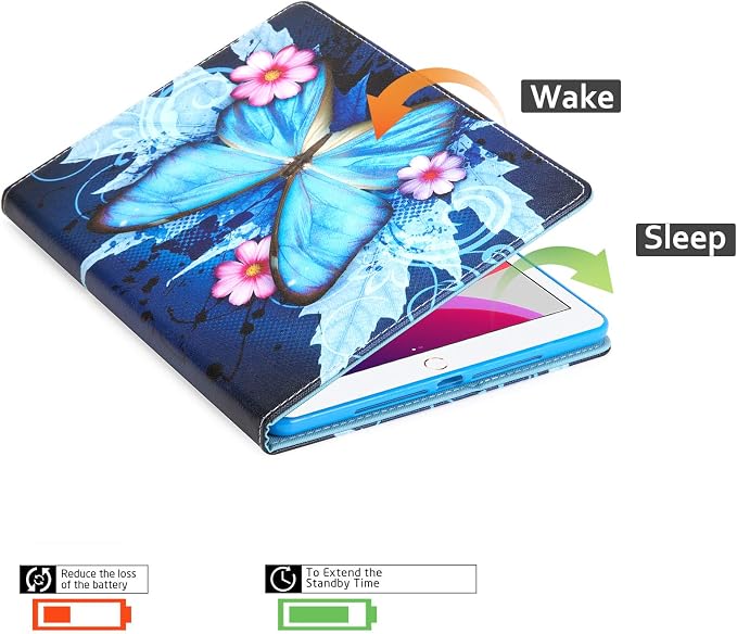 01 Blue Butterfly & Pink Flower
