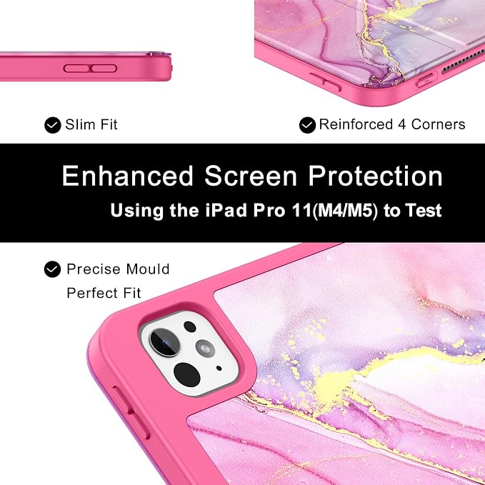 C-Hot Pink Marble