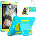 for iPad 9th/8th/7th Generation Case iPad 10.2 Case 2021/2020/2019 Rugged Heavy Duty Shockproof Protective Kids Case with Screen Protector/360° Rotating Folding Stand/Pencil Holder/Shoulder Strap