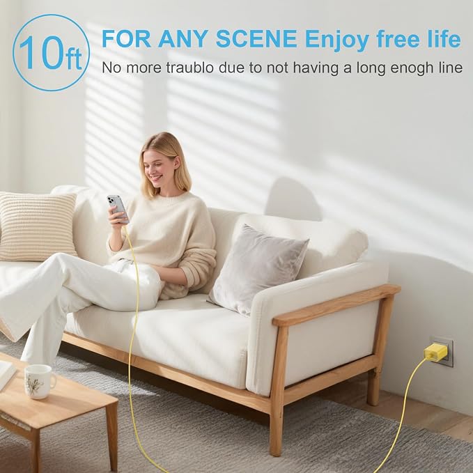2+2 Pack 10FT-Yellow
