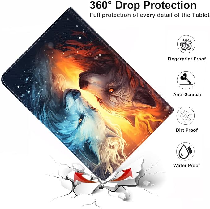 Ice Wolf and Fire Wolf
