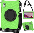 Compatible with Lenovo Tab M9 9.0 inch (TB-310FU) 2023 Case Tablet for Kids Light Weight EVA Rugged Shockproof Full Cover 360 Rotating Handle Stand Case (Green)