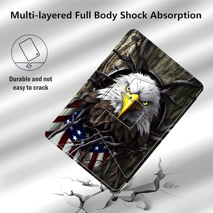Bald Eagle American Flag