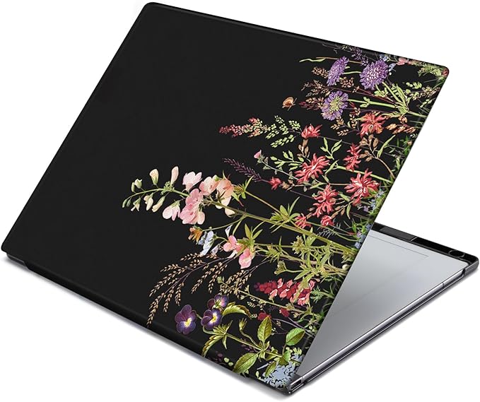 CoBak Case for Remarkable 2 Paper Tablet - Lightweight and Hard Back Shell Protective Book Folio Cover with Built-in Pen Holder - for 10.3 2020 ReleasedDark Botanica