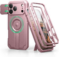 Dexnor for iPhone 17 Pro Max Case [2 Front Frame &amp Built-in Flip Camera Cover &amp Kickstand] Compatible with MagSafe Heavy-Duty Shockproof Portection Case with Screen Protector 6.9 inch Peon