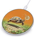 Tortoise Turtle Jumping Wireless Charger Fast Wireless Charging Pad with USB Cable 10W Anti-Slip Magnetic Wireless Charger Portable Slim Charger Puck Travel Charging Station