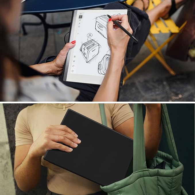 Case for Remarkable 2 Paper Tablet 10.3 2020 ReleasedLightweight and Hard Back Shell Protective Book Folio Cover with Built-in Pen HolderComes with Remarkable 2 Pen Tips.