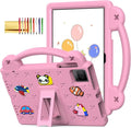 Dteck Tablet Case for T-Mobile Revvl Tab 5G 2023 Cute Cartoon Panda Shockproof Rugged Lightweight Convertible Stand Handles Kids Friendly Case for T-Mobile REVVL Tab 5G (2023) 10.36 Inch TabletPink