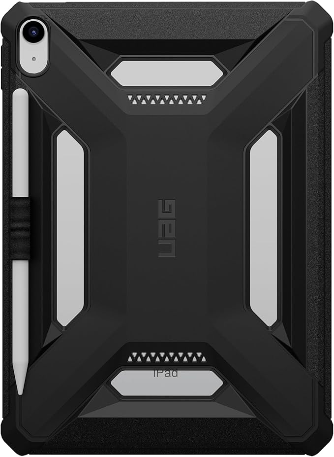 URBAN ARMOR GEAR UAG Designed for iPad A16 Case Fits 11 11th Gen 2025 10.9 10th Gen 2022 (A3354 A3355) Scout LT - Secure Grip Kids Family Friendly Military Grade Drop Protection Cover Black