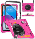 BRAECN for iPad (A16) 11th/10th Generation case 11/10.9 inch 2025/2022 Heavy Duty Shockproof Protective with Pencil Holder Screen Protector 360°Rotating Stand Handle &amp Shoulder Strap Full Body Cov