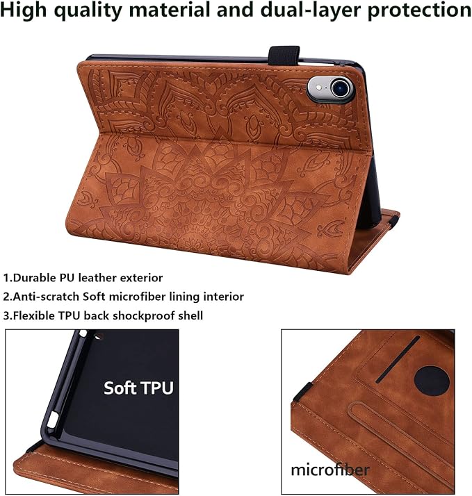03# Brown Paisley Flower
