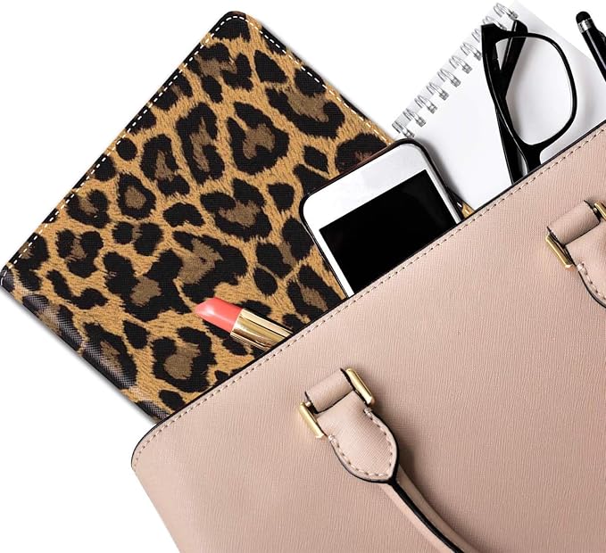 Brown and Black Leopard Print