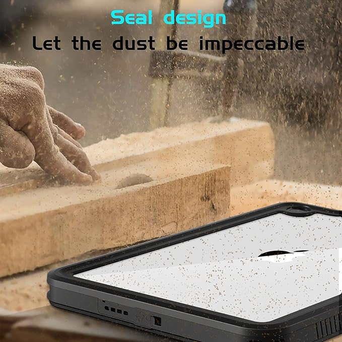 AICase iPad mini 7 A17 Pro 2024 iPad mini 6 2021 (6th Generation) 8.3 Inch WaterproofDustproof Shockproof Case Cover with 360 Full-Body Protection with Lanyard for iPad mini 8.3 7th/6th Gen