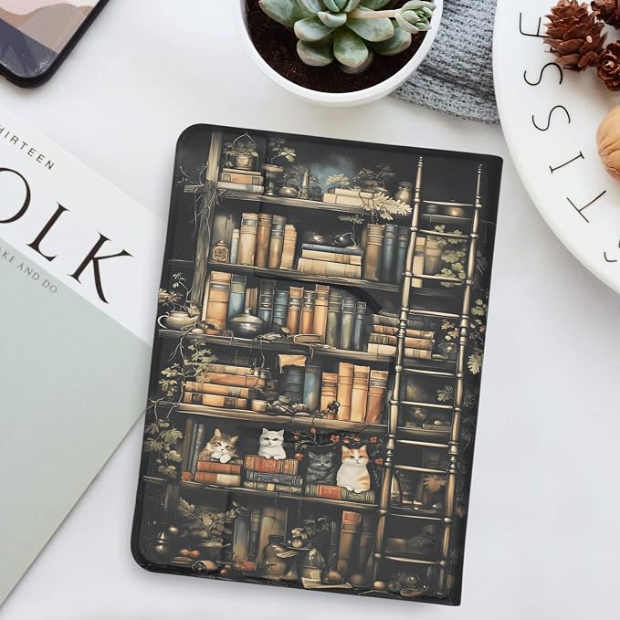 Cat on Bookshelf
