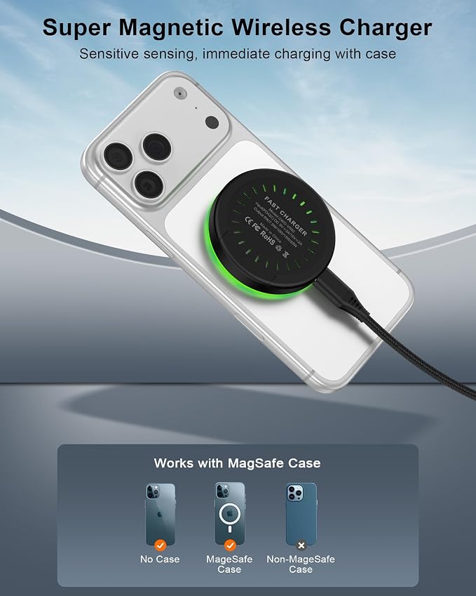 Black Wireless Charger