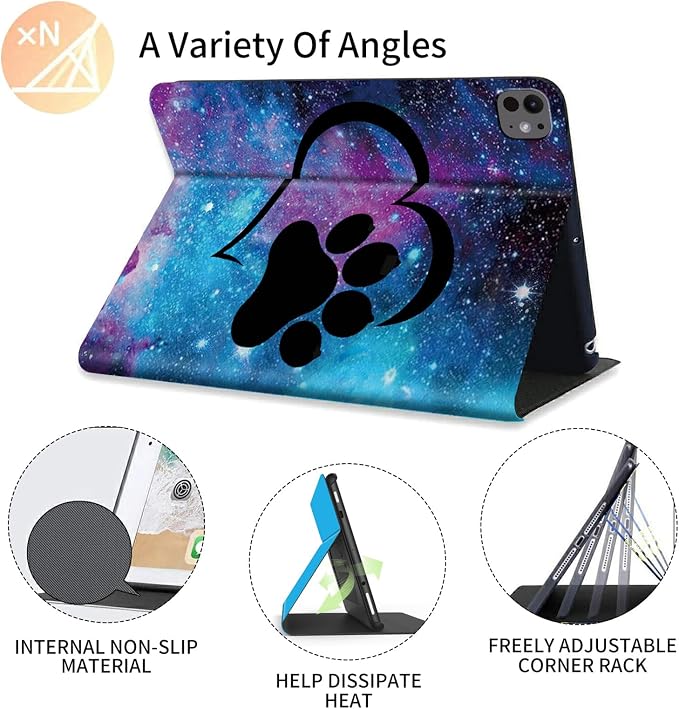 Galaxy Dog Pawprint Love