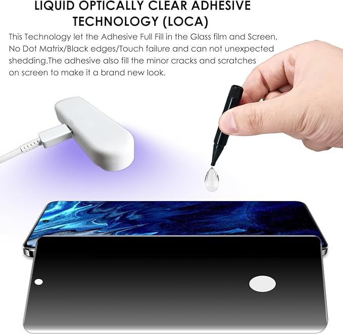 Privacy Screen Protector for OnePlus 13-3 Pack Tempered Glass UV Set Anti Spy 9H Scratch Resistant Sensitive Touch Edge to Edge Full Coverage