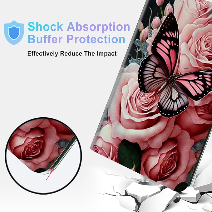 Pink Flower Butterfly