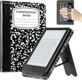 CoBak Case for 6 Tablet Cases (2024 &amp 2022 11th Gen) - PU Leather Smart Cover with Auto Sleep/Wake &amp Hand Strap Premium Protective Case for Tablet Case Blackfolio