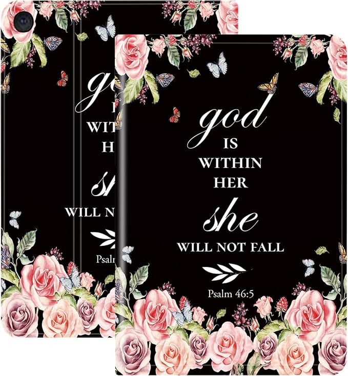Floral Quote Bible Verse Psalm 46:5