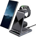 Wireless Charger for Samsung S25 Ultra Charging Station for Galaxy S25/S25 Edge/S24 Ultra/S24+/S24/S23/S22/Note 20/Z Flip 7/Fold 7 for Galaxy Watch 8/8 Classic/Ultra/7/6 Galaxy Buds 2 Pro/Pro