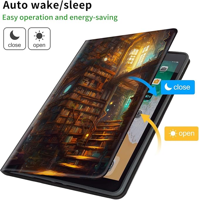 for Kindle Paperwhite Case 6 inch 10th Generation 2018 Lightweight Protective Smart Stand Cover with Auto Wake Sleep Case for Kindle Paperwhite E-Reader - Books