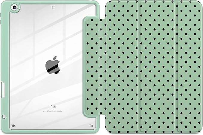 Green polka dot
