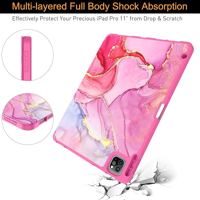 Z-Hot Pink Marble