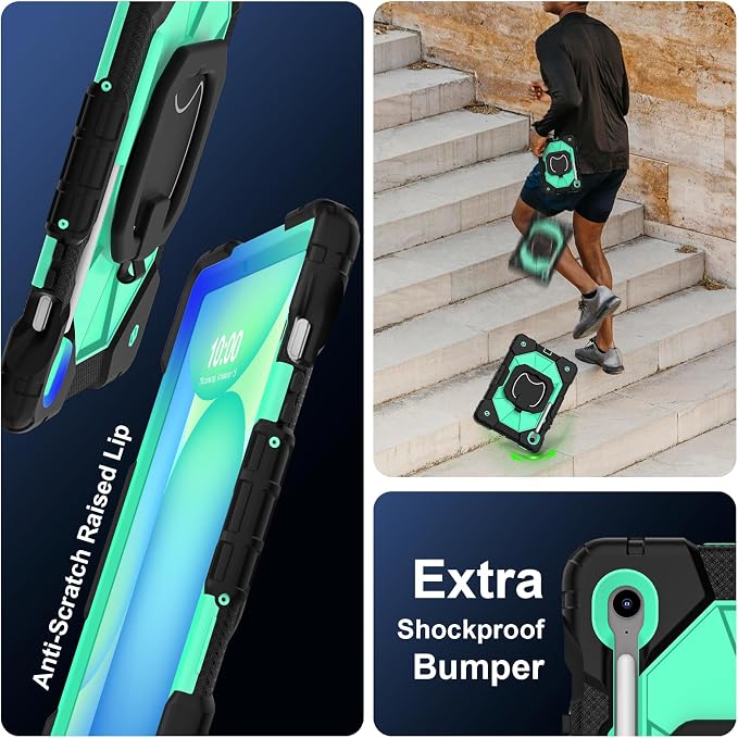 Black Mint Green