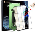 MAGIC JOHN 2 PACK for iPhone Air (6.5) Eye Protection Screen Protector HD Clear Auto Dust-Elimination 9H Tempered Glass &amp Scratch Resistance Full Edge Coverage
