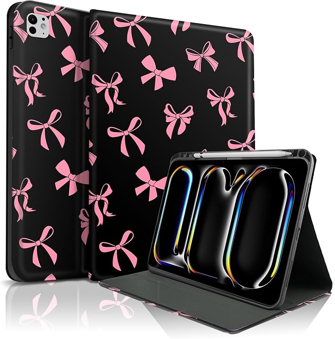 Black - Pink Bow