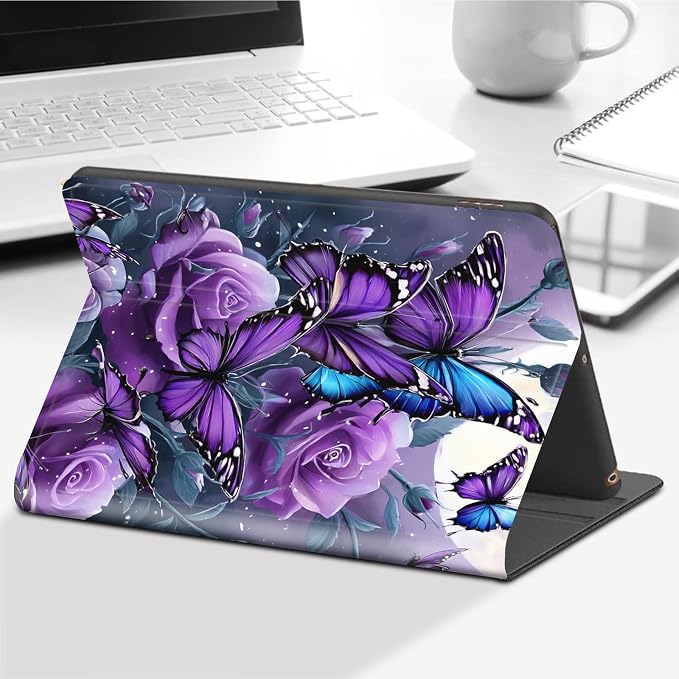 Purple Rose Butterflies
