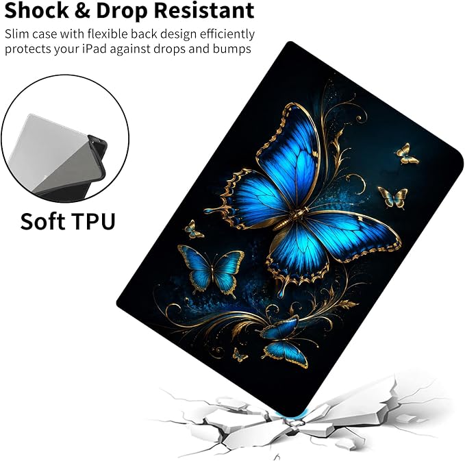 Golden Blue Butterfly