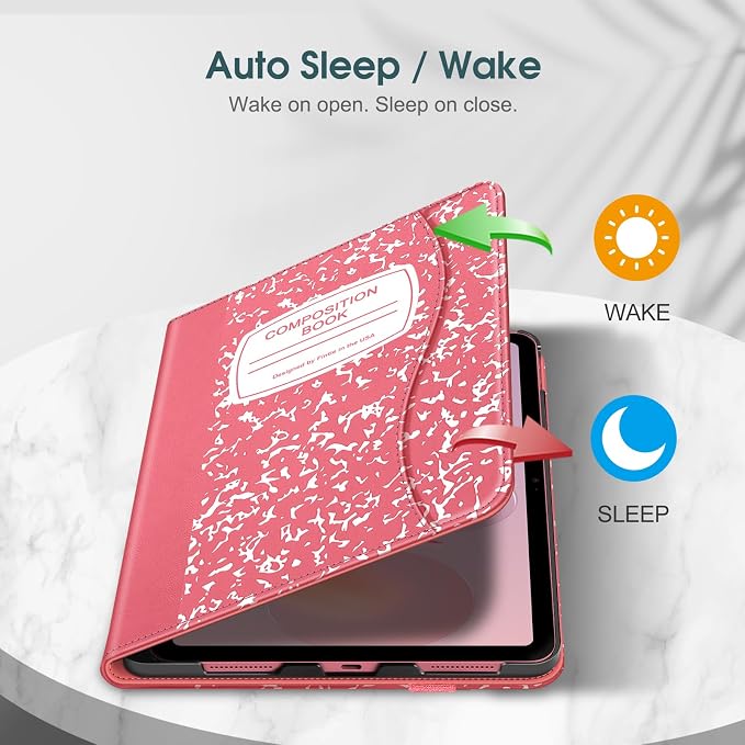 composition book pink