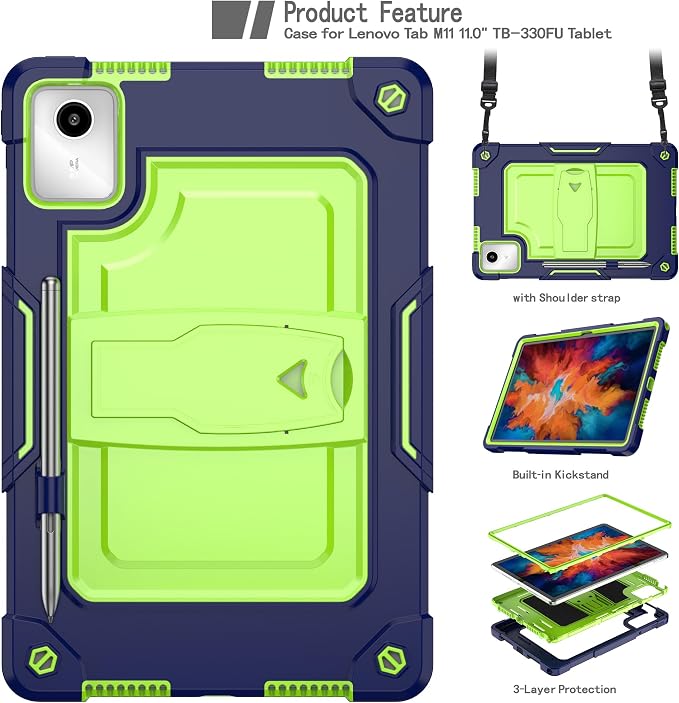 Navy Blue/Green