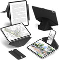 JKSML Dynamic Folio Case for iPad Air M4/M3/M2 11 &amp Air 4th/5th Gen 10.9 Detachable Pencil Holder 20+ Multi-Angle Origami Cover Slim &amp Ergonomic &amp Powerful Magnetic - Black