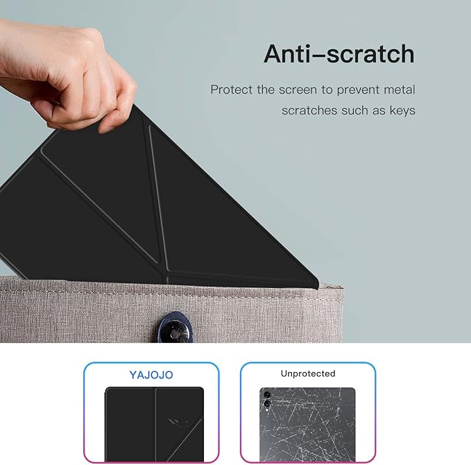 for Samsung Galaxy Tab S11 Ultra Case 14.6 inch Magnetic Attachment | Auto Wake/Sleep | Multi-Viewing Angles | Slim Light Shell Cover | Compatible with Samsung Galaxy Tab S11 Ultra | Black