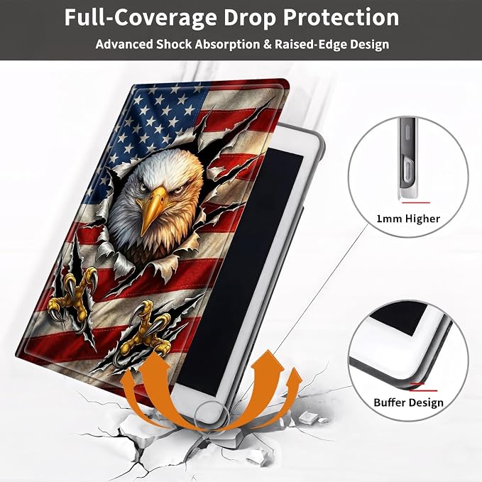 USA Flag Bald Eagle