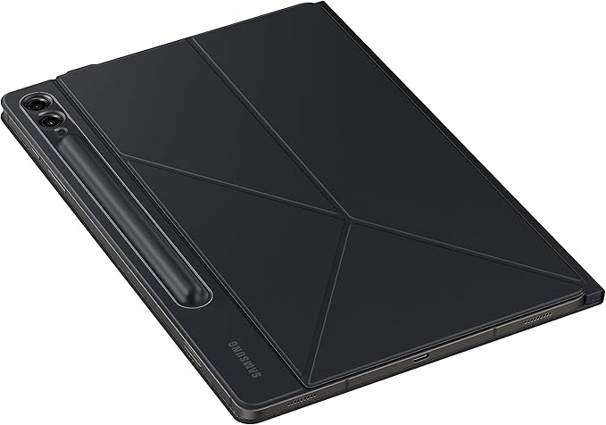 SAMSUNG Galaxy Tab S10+ | S9+ | S9FE+ Smart Book Cover Tablet Protector Case Landscape and Portrait Stand Options Detachable Magnetic Back Auto Screen On/Off US Version Black