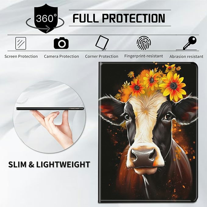 Sunflower Cute Cow